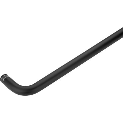 Rockwell Security Mont Hard Single Sided Towel Bar 26 Inch Glass Antique Black Finish for Commercial and Residential Frameless Heavy Glass Shower Doors