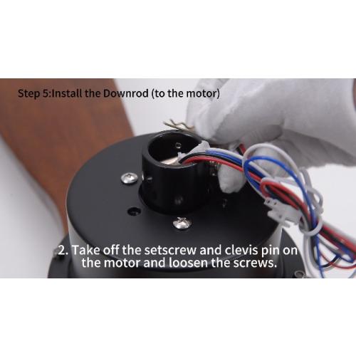 Ceiling Fans with Lights, 60 Wood Ceiling Fan with Remote Control, 3 Walnut Fan Blades Reversible Quiet DC Motor 6 Speeds Timing Farmhouse Ceiling Fan for Bedroom/Living Room/Study/Porch