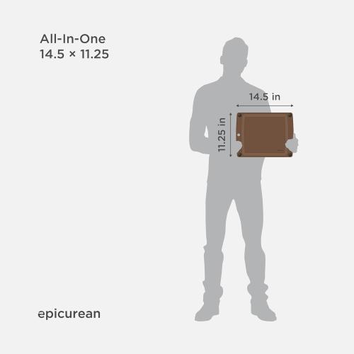Epicurean All-in-One 14.5 × 11.25 Cutting Board, Nutmeg