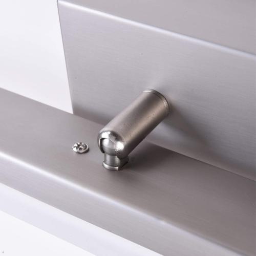 mirrea 48in LED Vanity Lights for Bathroom Brushed Nickel,Warm White 3000K | Over Mirror,Adjustable light angle,ETL listed,Dimmable,Bathroom lighting fixtures,Eye-friendly,Frosted acrylic shade