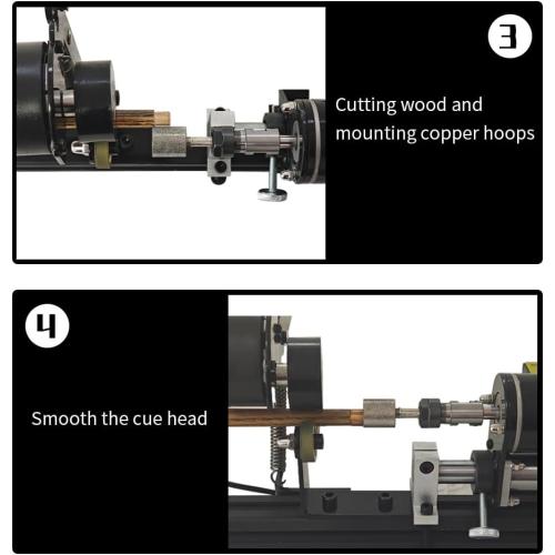 Pool cue lathe,Cue tip shaper,Pool cue repair kit,pool cue lathe machine,Cue Tip Repair Machine - Billiard Cue Shaper Tool,7 in 1 Billiard Cue Stick Repairer, Cue Shaft Cleaning & Maintenance