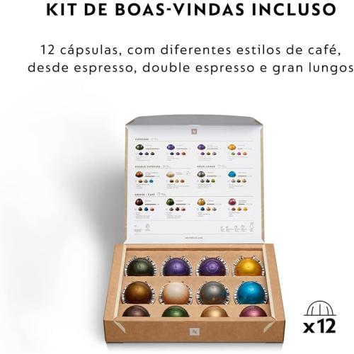 Nespresso Vertuo Pop Pacific Blue 220V Coffee Maker