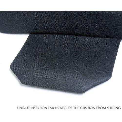 Yupbizauto Breathable Ergonomic Wedge Car Seat Cushion & Office Chair Support Comfortable Pressure-Relief Pad for Back & Tailbone Pain Ideal for Long Sitting, Posture Corrector Mesh Grey Firm