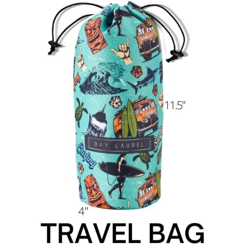 BAY LAUREL Turkish Beach Towel with Travel Bag 39 x 71 Quick Dry Sand Free Lightweight Large Oversized Towels Light