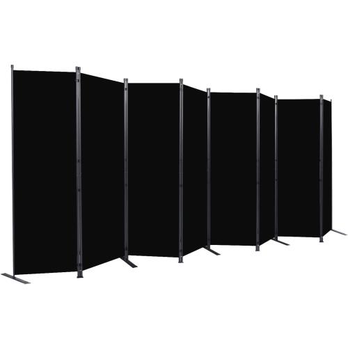 Room Divider 6FT Portable Room Dividers and Folding Privacy Screens, 176'' W Fabric Divider for Room Separation, 8 Panel Partition Room Dividers Freestanding Wall Divider Screen for Dorm Studio Office