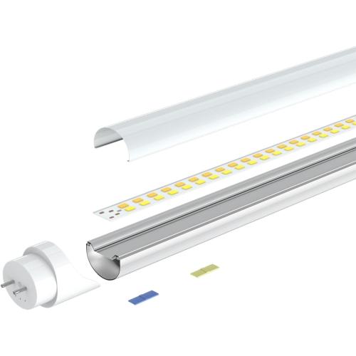 T8 T12 LED Tube Light Bulbs 4 Foot, 5 Power(10W-24W)& 6CCT(3000K-6500K) All in 1, Plug & Play or Ballast Bypass, T8 4ft Fluorescent Replacement, Durable Type A B Light Tube, ETL DLC (6Pack)
