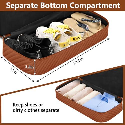 ITIEZY Weekender Bag for Women 21.5 Travel Duffel Large Carry On Bag 3PCS