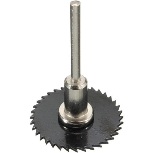 6pcs 1/8 HSS High Speed Steel Circular Saw Blades For Dremel Drills Rotary Tool W/Shank by YEEZUGO
