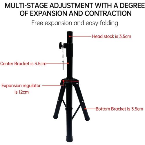 EXCLUDING FAN 3D Holographic Fan Tripod Stand with Multi-Function Base, the Foldable Stand fits 15.5-39 Inch Holographic Fan for Trade Show & Advertising Display