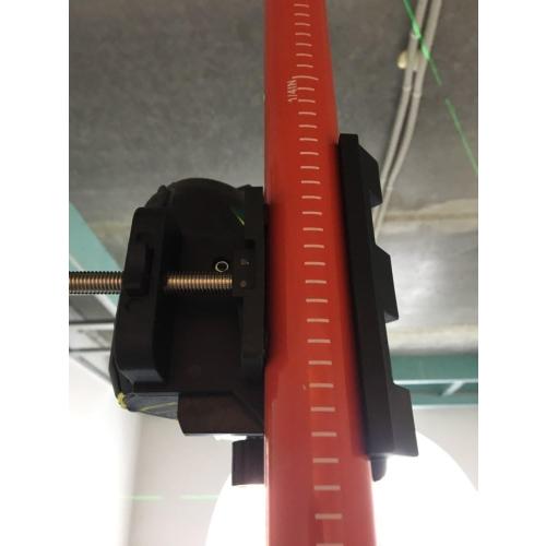 Size XL Color Red  Firecore Telescoping Laser Pole with  Laser Mount, Adjustable Laser Level Mounting Pole for Rotary and Line Lasers-FLP400A