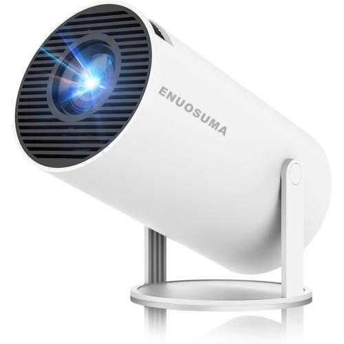 Mini Projector, Support 4K 1080P Portable Projector with Dual Band WIFI6 5G Wireless 5.2 Bluetooth Android 11, 160 ANSI Lumens, 180° Rotatable, Auto Keystone Correction,35-130 Screen Video Projector