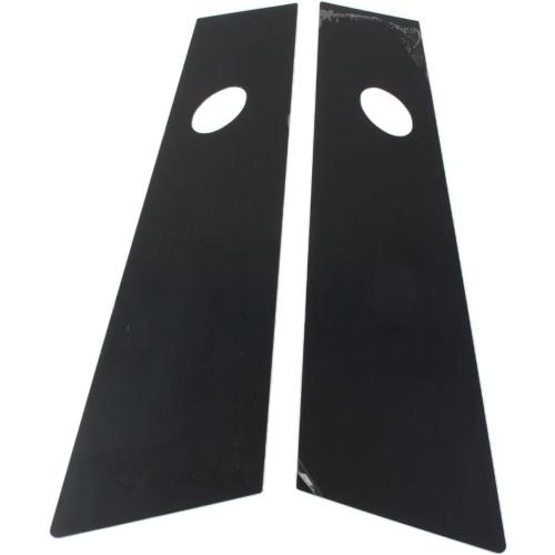 Zuphte Door Window Pillar Trim for Tesla Model 3 2017-2022, Glossy Black Car Door Window Pillar Posts Trims Decoration Stickers