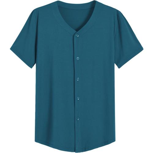 Latuza Men's Bamboo Viscose Button Down Pajama Shirt 2 Pack XXL