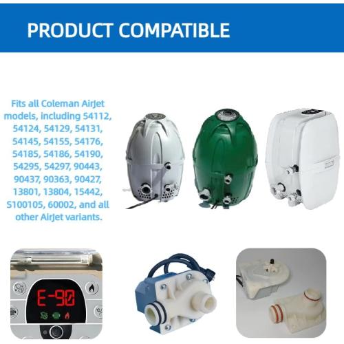 Replaces Coleman Lay-Z-Spa Pump Repair Kit P4071 | Hot Tub Pump Repair, E02 Code Fix, Includes Impeller & Shafts, Fits 58113