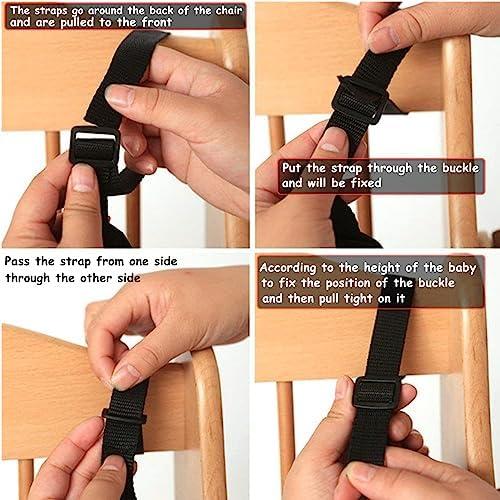 5 Point Seat Belt Safety Strap Belt for Stroller Pushchair Pram Buggy Safe Protection, Adjustable High Chair Baby Straps, Safety Strap Belt