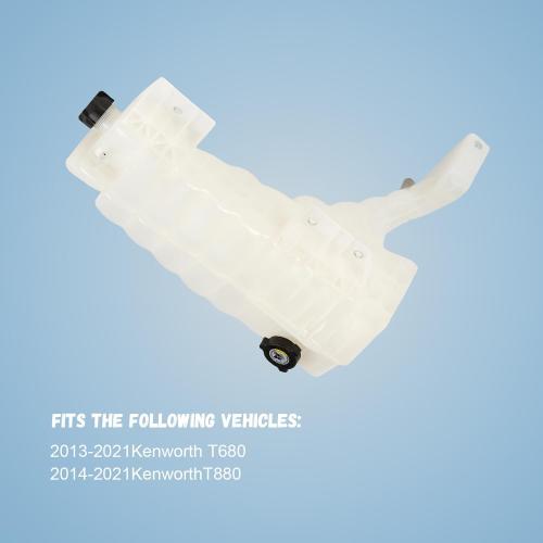DR104002 Coolant Tank Reservoir Compatible with 2013-2020 Peterbilt 579 Kenworth T680 T880 Replace CP23700