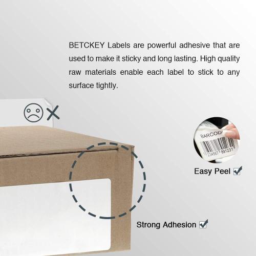 40 rolls Compatible DYMO 1744907 (4 x 6) Shipping Labels, Perforated, Compatible with DYMO Labelwriter 4XL Rollo & Zebra, NOT Fit 5XL