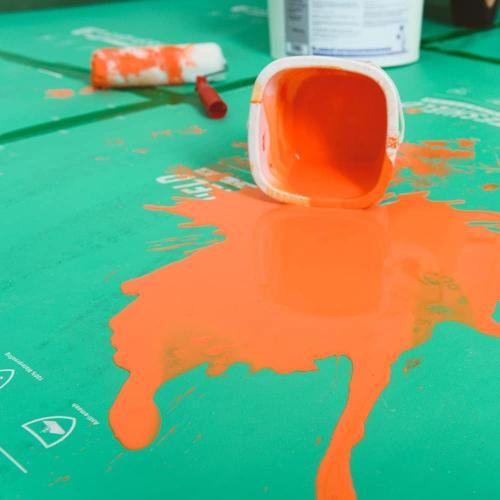 Green 39 x 100' Heavy-Duty Temporary Floor Protection for Construction & Renovation, Green, Surface Protection Film for Hardwood Floors, Tile&Hard Paint Protection. (H-300G 39 x 100')