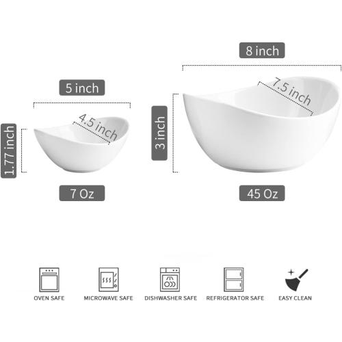 YHOSSEUN Chip and Dip Serving Set, Tiered Serving Bowl Set 2 Tier Serving Stand Ceramic Appetizer Serving Food Display Stand for Parties, Serving Dishes for Entertaining Food Service