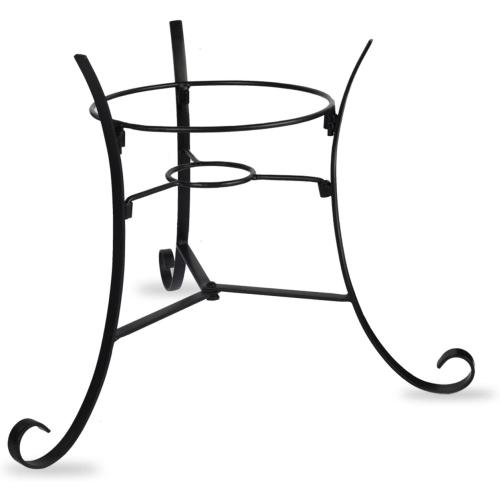 12 Tall Iron Gazing Ball Stand, Classic Stylelish Garden Hardware Metal Holder for 8/10/12-Inch, Strong and Durable Handmade Gazing Globe Display Stand Decoration for Outdoor, Home, Yards