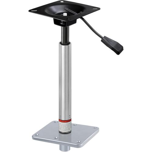 Adjustable Boat Seat Pedestal Base Mount Kit with Lock in Boat Seat Pin Post&Marine Power Pedestal Mount Base for Marine Fishing Bass Chair,Post Adjustable Height.