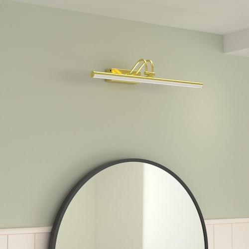Size 20inch Picture Light,20in Battery Wall Sconce,Remote Art Lights for Paintings with Timer and Dimmable for Display Gallery Artwork,Frame,Portrait,Dartboard-Brass