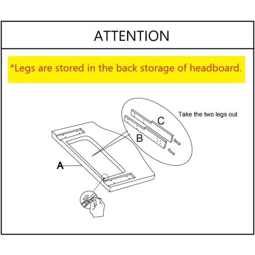 24KF Light Blue Teddy Fabric Tufted King Upholstered Headboard, Modern Vertical Channel Design California King Headboard with Stepped Silhouette Top Edge,6026-K-Teddy Light Blue