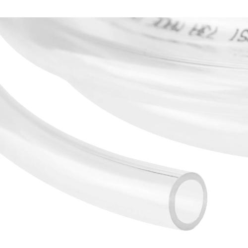 Eastrans 50ft x 3/4 ID Clear Vinyl Tubing, Flexible Hybrid PVC Tubing Hose, Lightweight Plastic Tube UV Chemical Resistant Vinyl Hose, BPA Free and Non Toxic