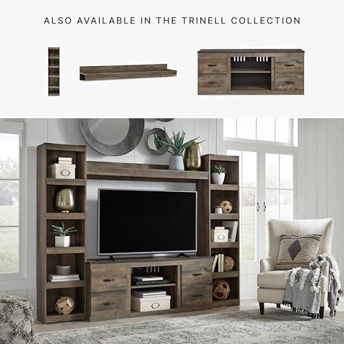 Signature Design by Ashley Trinell Entertainment Center Bridge, 63-Inch