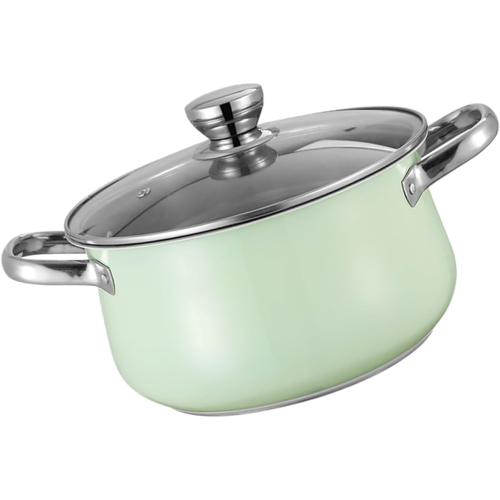 Mobestech Stainless Steel Stock Pot with Lid Heavy-Duty Cooking Pot for Soup and Stew Large Capacity Induction-Compatible Kitchen Cookware