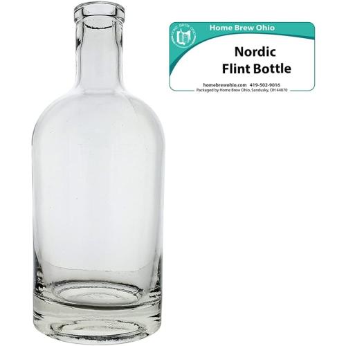 Nordic Flint Bar Top Spirit Bottle - Single Bottle