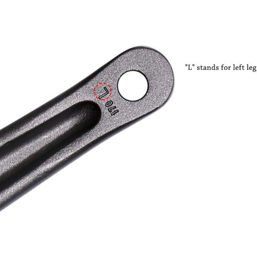 Bike Crank Arm 170mm Diamond Hole Crank Arm for Electric Bicycle,Folding Bicycle,Hybrid,Mountain Bicycle,Road Bike