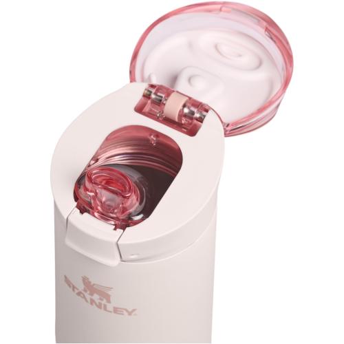 STANLEY Flowstate Spring Bottle, 20 oz, Rose Quartz | Leakproof Water Bottle with Carry Strap & Flip-Top Locking Lid | Insulated Stainless Steel | Fits Most Cup Holders | BPA-Free
