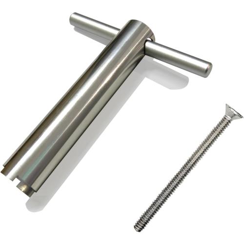 Upgraded Retainer Removal Tool & Screw Set for 1224 Cartridge with Handle, Easy to Push & Pull Rebuild Puller Kit for 1224 Retainer Faucet Replacement Repair Parts