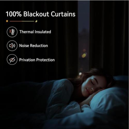 100% Blackout Shield Linen Look Textured Pinch Pleated Curtains Blackout Drapes 90 Inch Long 2 Panels Set, Faux Linen Blackout Curtains for Bedroom & Living Room, 40 W x 90 L, Dark Faux Linen