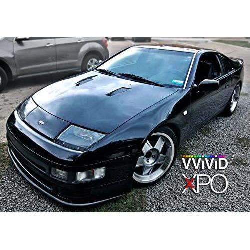 VViViD Black Gloss Bulk Roll Vinyl Wrap Roll with Air Release Technology (3ft x 5ft)