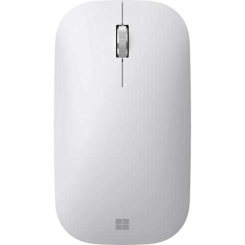 Microsoft Modern Mobile Mouse - Glacier - Comfortable Right/Left Hand Use with Metal Scroll Wheel, Wireless, Bluetooth for PC/Laptop/Desktop, works with Mac/Windows 8/10/11 Computers