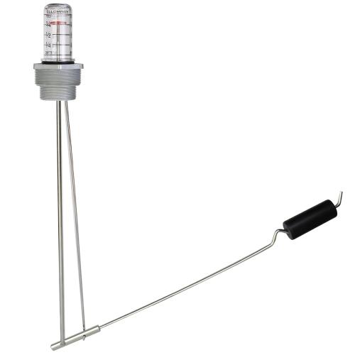 Oil Tank Gauge Fuel Oil Tank Level Gauge,Float Level Measure Compatible with Scully Signal Corp's Scul-Tel & for Intelli-Tank (Vertical) Depth from 42 to 44 Diameter,1-1/2 and 2 Male NPT Thread