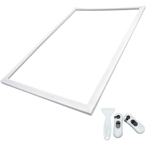 Color White Upgraded 242193206 Refrigerator Door Gasket, compatible with Kenmore Frigidaire Crosley Westinghouse refrigerator door seal replacement, Replacement for AP5806733.【white]