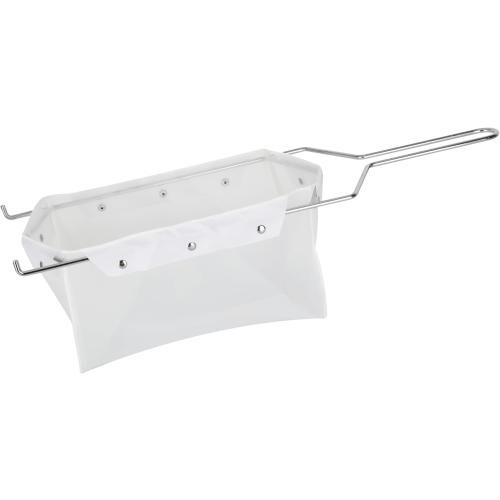 Fryer Filter Bag & Frame, Fryer Oil Filter, Filter Bag Easy to Clean with Hot Water, Reusable Fryer Oil Filter Strainer, Filter Fry Oil, Suitable for 70 lb Polishing Oil (Bag & Frame)