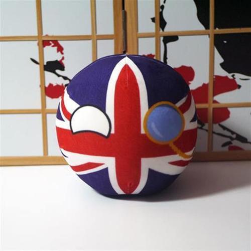 Polandball Plush Doll Countryball, Toy Plush Gift,USA USSR UK France Russia Canada Italy Country Ball, 7.87 Inches