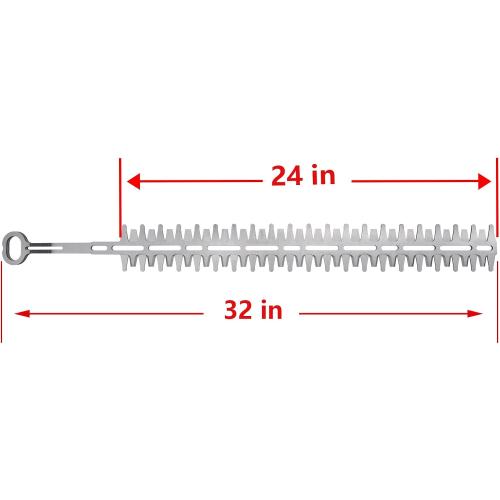 Cancanle Total Length 32 in and Cutting Length 24 in Hedge Trimmer Blade for Stihl HS45 Hedgetrimmer, 2 Blades