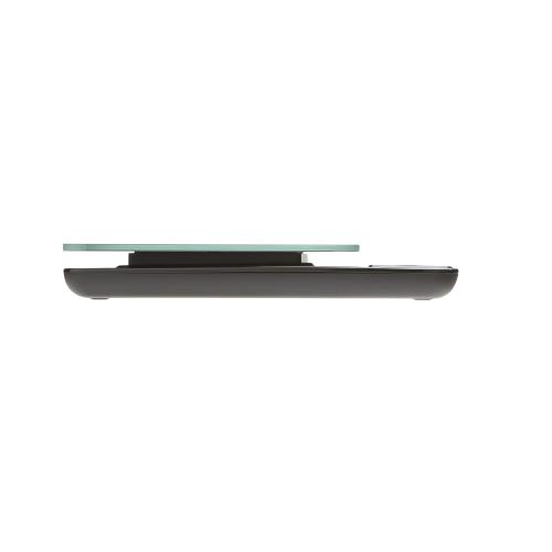 Taylor Glass Top Food Scale with Touch Controls, 11 lb Capacity, Sleek Black Design for Precision Food Measurement in Grams and Ounces