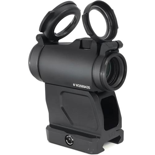 T2 Red Dot Reflex Scope 2MOA with 1.93 Riser Mount Heighten Base Adapter Combo，Super Bright Clear Red Dot Holographic Optics Sight，Include Protect Glued Lens Cover，for 20mm Picatinny Rail Mounting
