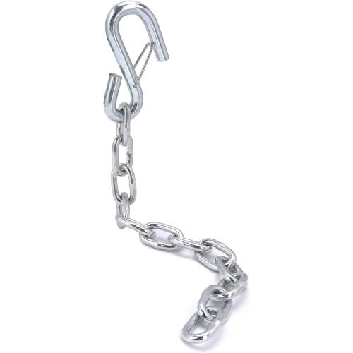 Bow Safety Chain 15 Galvanized Steel with S-Hook Lock Trailer Safety Chain
