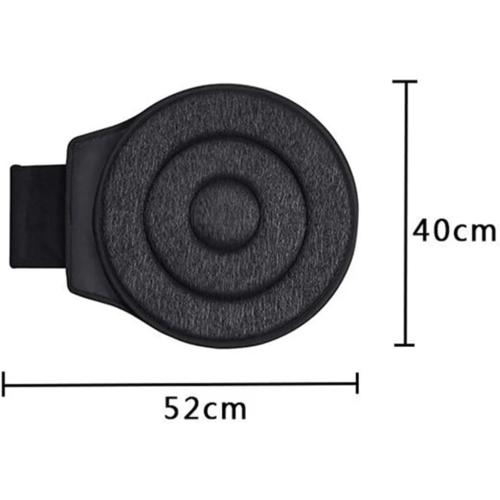 360 Degree Rotating Car Seat Cushion Women Elderly People Auto Mounted Multifunctional Movable Seat Cushions(Beige Style A)
