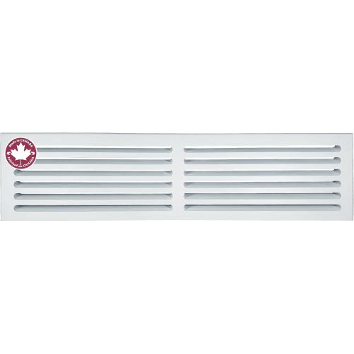 1 x 8 x 32 Inch MDF Cold Air Return Grill - Wood Wall Vent for Home Improvement - Primed White and Ready to Paint - Flexible Install Options