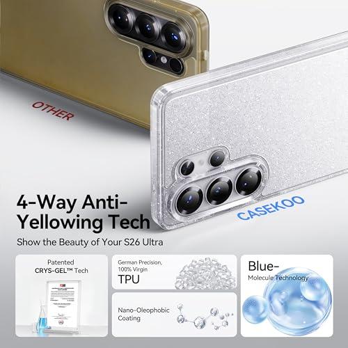CASEKOO Pearl Glitter for Samsung Galaxy S26 Ultra Case 6.9