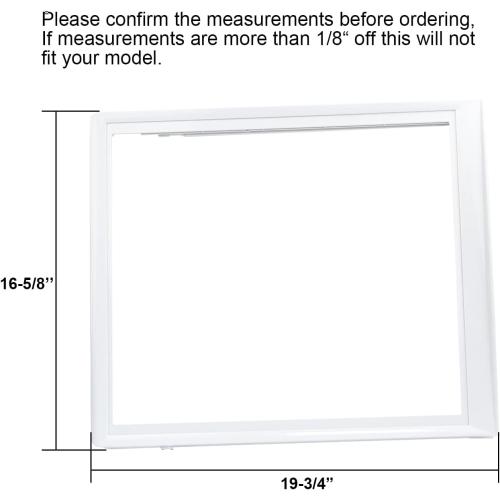 240350702 Refrigerator Shelf Frame (Without Glass) Crisper Pan Cover For Frigidaire (Electrolux) Refrigerator,Delicatessen Drawer Cover -240350701,PS648823, AP2115959, 917224
