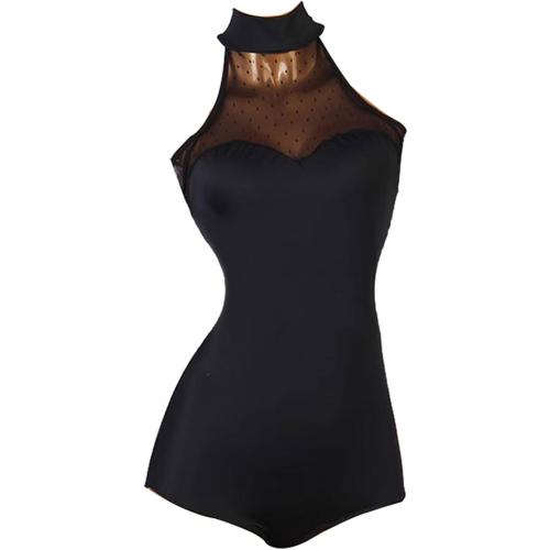 Latin Performance Bodysuit Top Salsa Ballroom Practice Slim Fit Dress for Ladies Tango Cha Cha Leotard Clothing XL